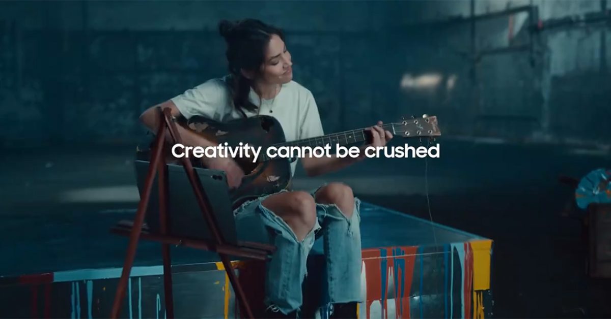 Samsung mocks controversial iPad Pro ad; ‘Creativity cannot be crushed’ #sale_link_below a color: rgb(0
