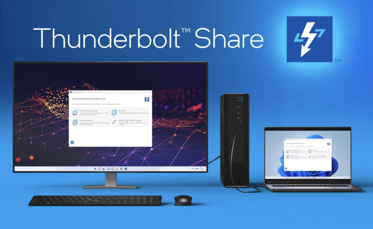Intel’s Thunderbolt Share makes it easier to move large files between PCs